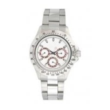 Pedre 0238SX - Pedre- Le Mans Men Silver-tone Multi-function Bracelet Watch ($66.30 @ 12 min)
