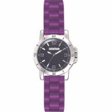 Pedre La Playa Unisex Rubber Sport Watch With Purple Strap