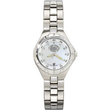 Penn State University Ladies Stainless Pro II Pearl Dial Watch