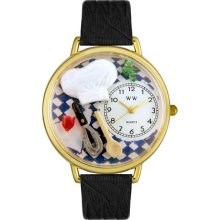 Personalized Chef Unisex Watch - Black Padded