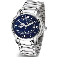 Philip Watch Anniversary 8253150035 Wrist Watch Blue Steel Man Date Zxc
