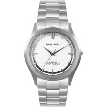 Pierre Cardin White Dial Gents Bracelet Dress Watch Pc4820