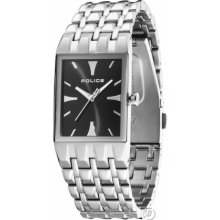 Police Engage Ladies' Black Dial Stainless Steel 12743LS/02M Watch