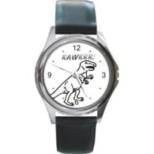 Prehistoric Dinosaur Dino Says RAWR Unisex Wrist Watch