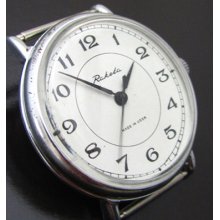 Raketa 2609.ha Baltika Leningrad Rare 1980s Soviet Russian Mechanical Mens Watch