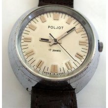 Rare Ussr Russian Watch Poljot 17 Jewels A615