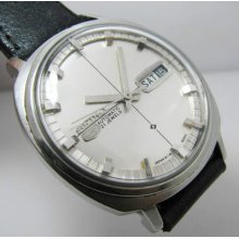 Rare Vintage Seiko Automatic 6119-6003 Silve Dial Gents Dress.