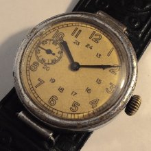 Rare WWII Era Soviet commanders KIROVSKIE 1 Moscow Watch Factory type 1 wristwatch 1938