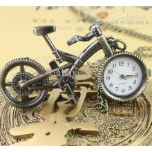 Retro Digital Pocket Watch Necklace Watches Bike Pocket Watch