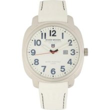 River Woods Men's RW 6 M WD SCWBL Large White Dial Watch ...