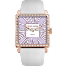 Roger Dubuis Golden Square Pink Gold Diamond Watch