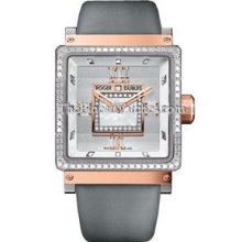 Roger Dubuis King Square Pink Gold Diamond Watch