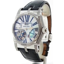 Roger Dubuis Sympathie Tourbillon Marine 18k White Gold & Diamonds Watch