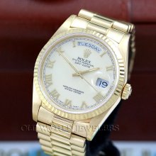 Rolex 18k day date ref 18238