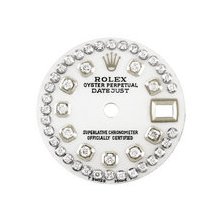 Rolex Lady Datejust Aftermarket Diamond String Dial, White, White Gold