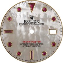 Rolex Mother of Pearl & Ruby Dial for Men's 40mm Yacht-Master Watch