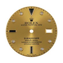 Rolex Submariner Factory Serti Diamond Dial, Champagne