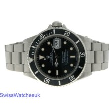 Rolex Submariner Oyster Perpetual Date Ref: 16610 Gents Watch