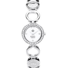 Royal London Women's Quartz Watch With Silver Dial Analogue Display And Silver Stainless Steel Bracelet 20127-01