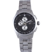 Rudiger R4000-04-007b Zwickau Black Dial Stainless Multifunction Watch