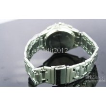 Sale New Version Gift Big Dial Quartz Watch Man Steel Belt Business