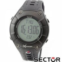Sector Expander Men's Outdoor Sports Digital Watch Black Silicone R3251174315