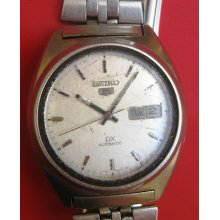 Seiko 5 Automatic Men Wristwatch Double Calendar A - 51