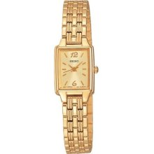 Seiko Women's Dress Gold-tone Watch - Bracelet - Champagne Dial - SXGL62