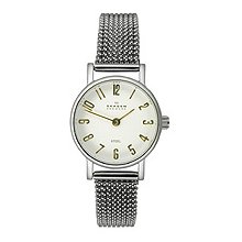 Skagen Steel Collection White Dial Women's Watch #4746SSSG