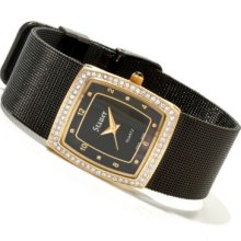 Stauer Women's Della Moda Swiss Made Quartz Stainless Steel Bracelet Watch