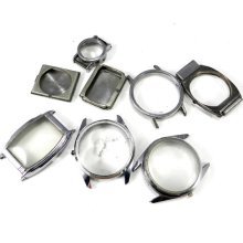 Steampunk Supplies Watch Bezels Mens Large Case Silver Tops Bezels Vintage Watch Parts DIY Assemblage Art Supply Shop - 135