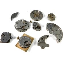 Steampunk Watch Parts Movements Lot Silver Steampunk Supplies Watch Parts DIY Steampunk Jewelry Supply - 217