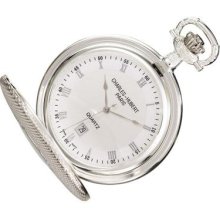 Sterling Silver Pocket Watch W Hunter Case - 3750