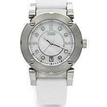 Storm Parazzi Stainless Steel & Rubber Watch/White - White