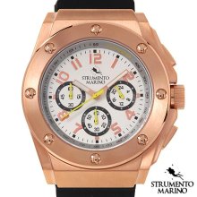 STRUMENTO MARINO SM055RRG/WH Chronograph Men's Watch