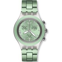 Swatch Unisex Full Blooded Aluminium Watch with Mint-green Dial ...