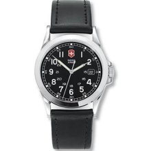 Swiss Army Victorinox 24653 Mens Infantry Leather Analog Dial Watch