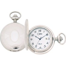 Swiss csq stainless steel collection pocket watch, ornate stainless