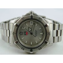 Tag Heuer 2000 Classic Silver Dial Men's Full Size Quartz Steel Wk1112-0