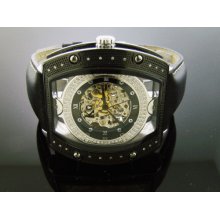 Techno Com by KC 0.25CT Diamond Automatic Skeleton