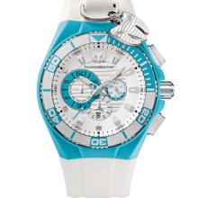 Technomarine Cruise Locker 112013 Turquoise/white Chronograph Mens Watch