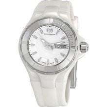 Technomarine Cruise White Dial Ceramic Case Ladies Watch 110022