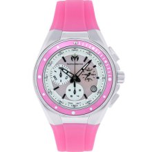 Technomarine Watches Women's Cruise Pink Dial Pink Rubber Pink Rubber/