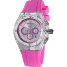 TechnoMarine Women s Cruise Original Lipstick Quartz Fuchsia Silicone Strap Watch