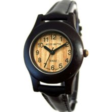 Tense Wood Womens Sandalwood Wood Watch - Black Leather Strap - Light Dial - L8003D Tense Wood Womens Sandalwood Wood Watch - Black Leather Strap - Light Dial - L8003D