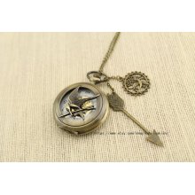 The bird pocket Watch the bow and arrow Men's gift