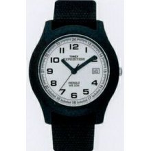 Timex Expedition Black Camper Watch With Nylon Buckle Strap