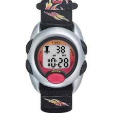 Timex Kids' T78751 Digital Flames Fast Wrap Velcro Strap Watch