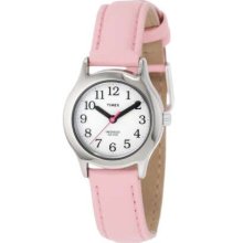 Timex Ladies/Kids Pink Leather Strap T79081 Watch