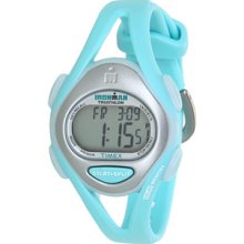 Timex Women's Ironman Sleek 50-Lap Pastel Mint Resin Watch (Blue)